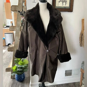 Vintage XOE NY coat M